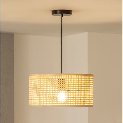 Brilagi - LED-pendel på ledning CERIA BOHO 1xE27/40W/230V Ø 40 cm bambus