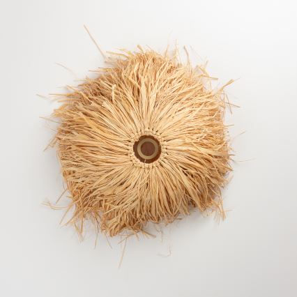 Brilagi - LED-pendel på ledning CERIA BOHO 1xE27/40W/230V Ø 40 cm raffia