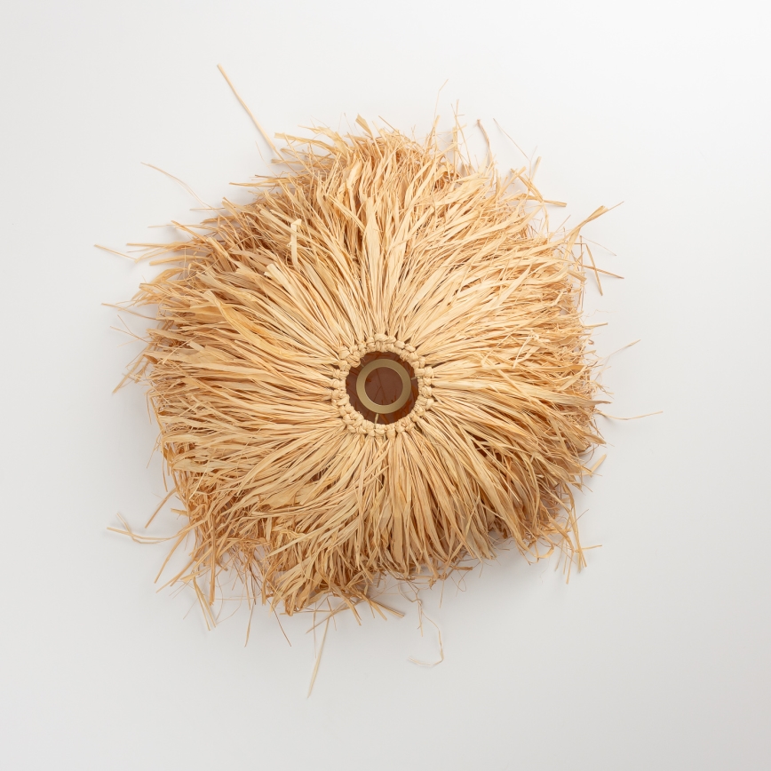 Brilagi - LED-pendel på ledning CERIA BOHO 1xE27/40W/230V Ø 40 cm raffia