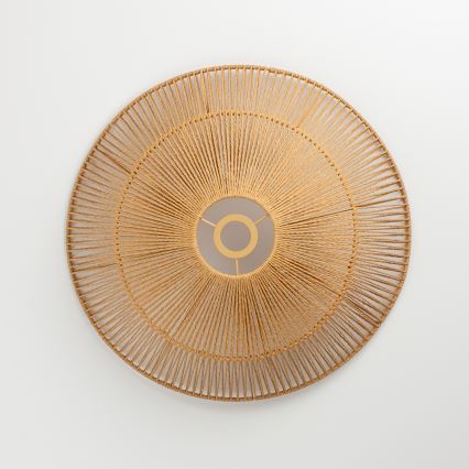 Brilagi - LED-pendel på ledning CERIA BOHO 1xE27/40W/230V Ø 50 cm brun