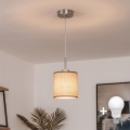 Brilagi - LED-pendel på ledning NUBILA 1xE27/60W/230V Ø 14 cm brun
