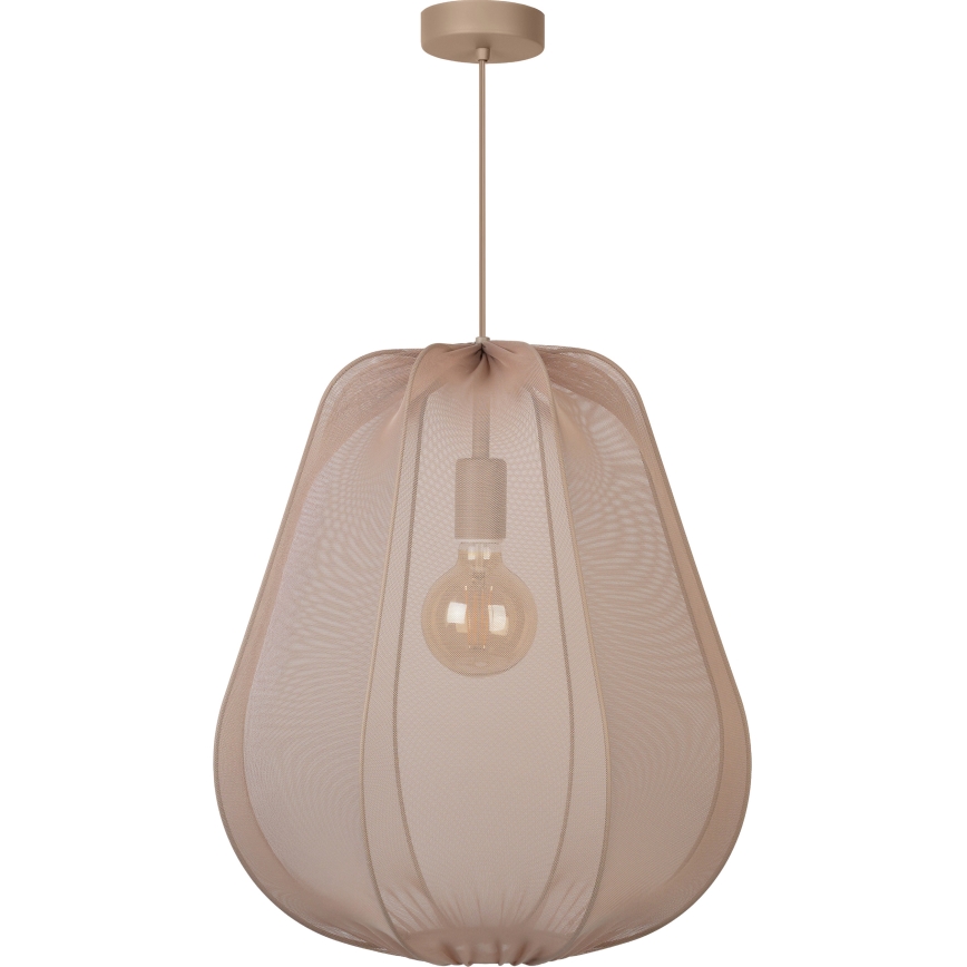 Brilagi - LED-pendel på wire ARVEN 1xE27/8W/230V Ø 37 cm beige