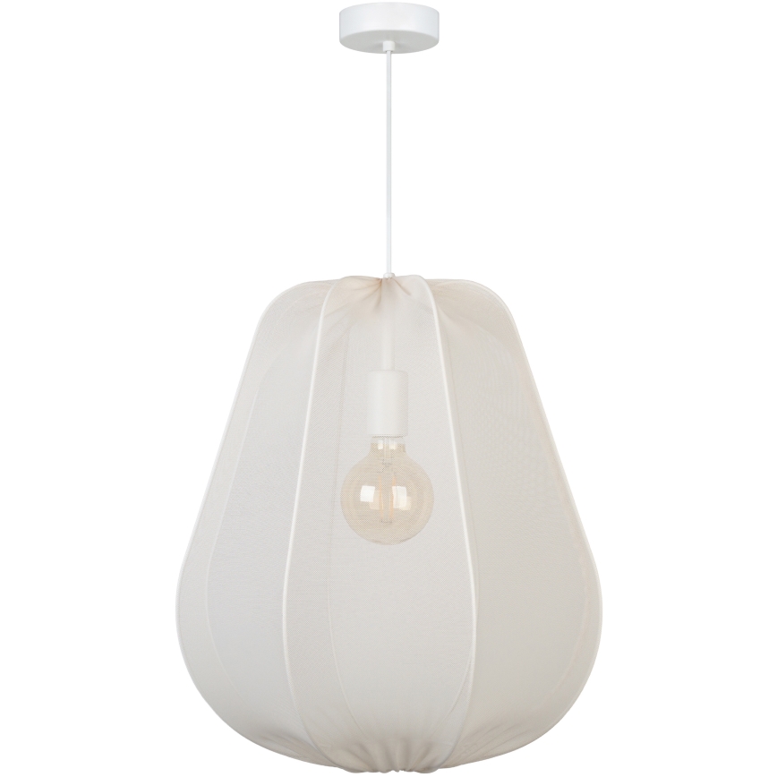 Brilagi - LED-pendel på wire ARVEN 1xE27/8W/230V Ø 37 cm hvid