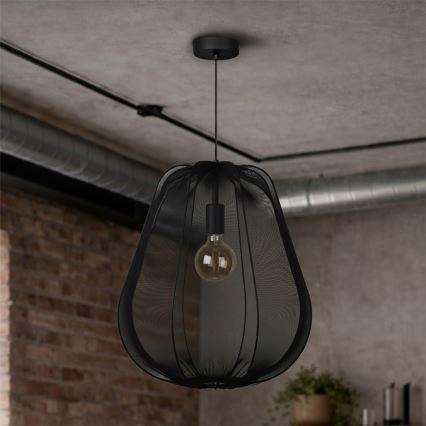 Brilagi - LED-pendel på wire ARVEN 1xE27/8W/230V Ø37 cm sort