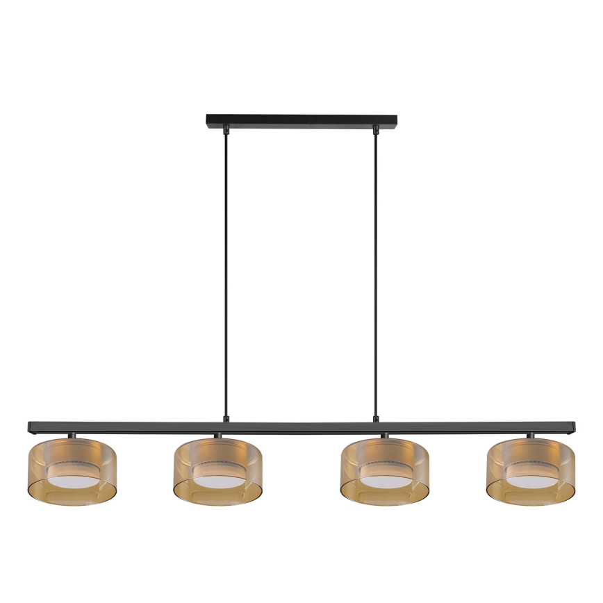 Brilagi - LED Pendel på wire AURA LUX 4xGX53/30W/230V sort/guld