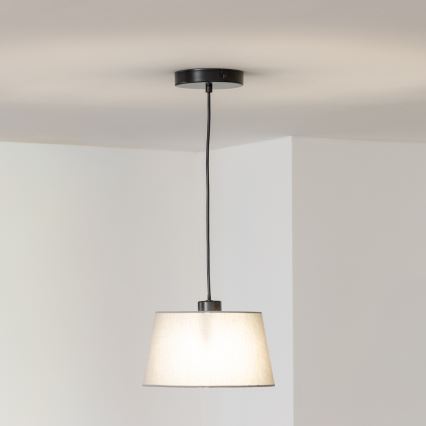 Brilagi - LED-pendel på wire CERIA, 1x E27/40W/230V, Ø 25 cm, grå
