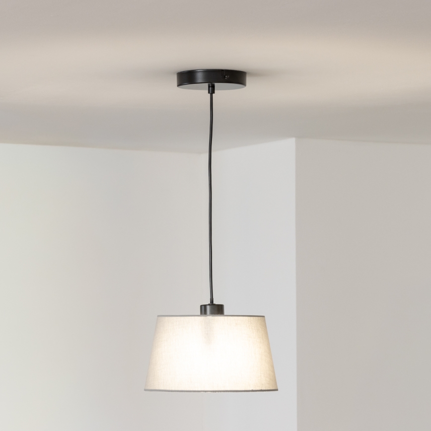 Brilagi - LED-pendel på wire CERIA, 1x E27/40W/230V, Ø 25 cm, grå
