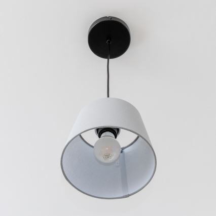 Brilagi - LED-pendel på wire CERIA 1xE27/40W/230V Ø 20,5 cm grå