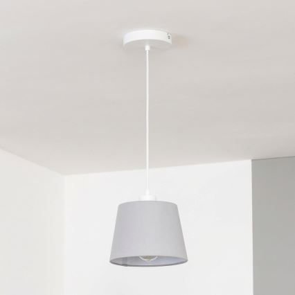 Brilagi - LED-pendel på wire CERIA 1xE27/40W/230V Ø 20,5 cm grå