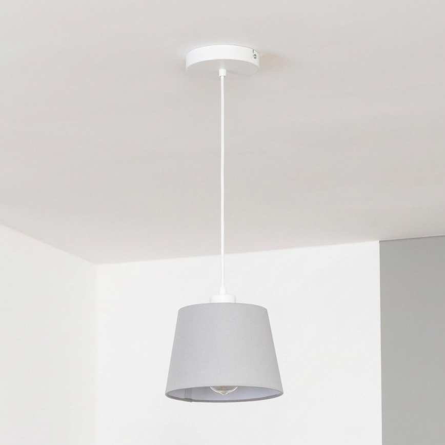 Brilagi - LED-pendel på wire CERIA 1xE27/40W/230V Ø 20,5 cm grå
