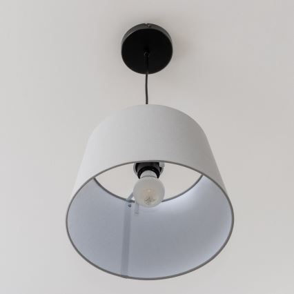 Brilagi - LED-pendel på wire CERIA 1xE27/40W/230V Ø 30 cm grå