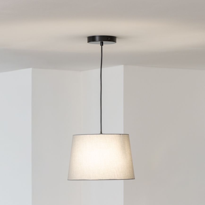 Brilagi - LED-pendel på wire CERIA 1xE27/40W/230V Ø 30 cm grå