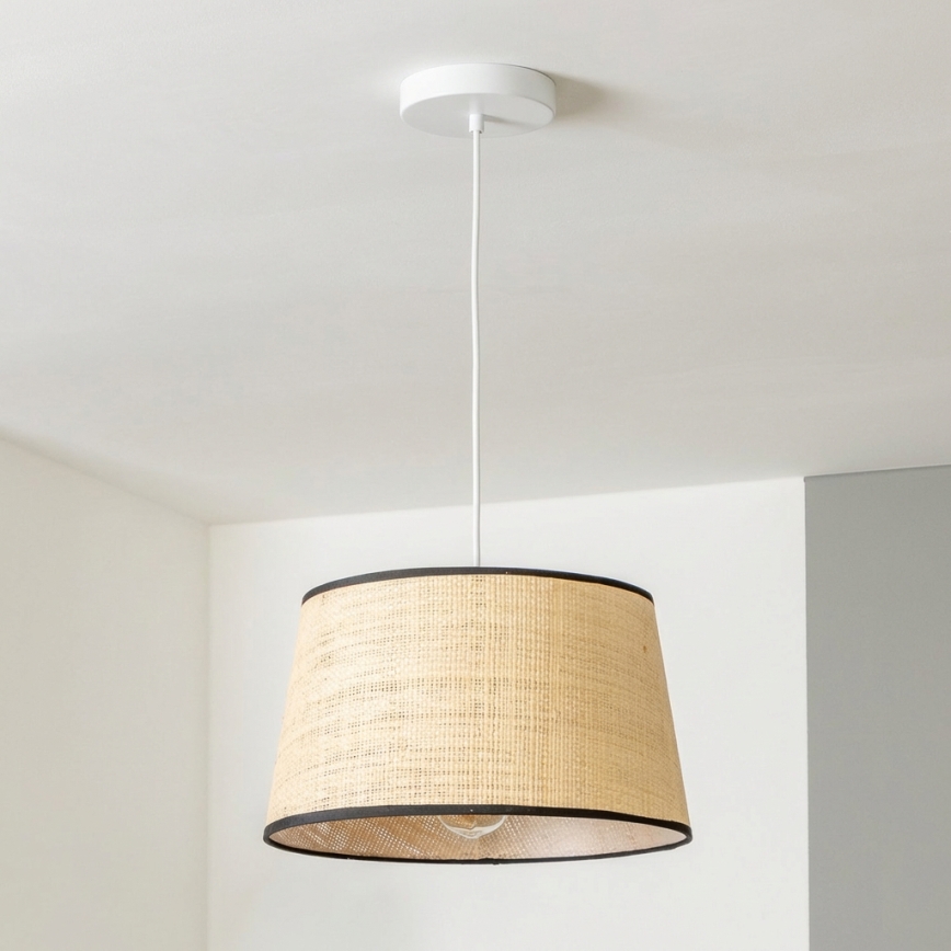 Brilagi - LED-pendel på wire CERIA 1xE27/40W/230V Ø 35 cm beige