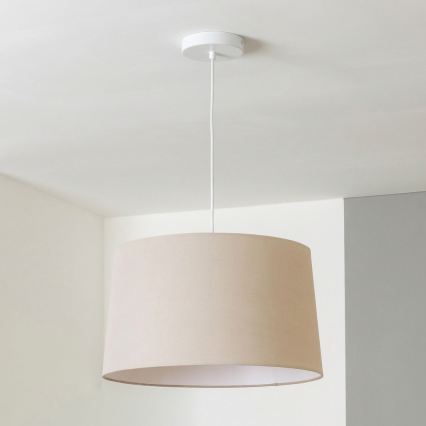 Brilagi - LED-pendel på wire CERIA 1xE27/40W/230V, Ø 45 cm, beige