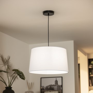 Brilagi - LED-pendel på wire CERIA 1xE27/40W/230V Ø 45 cm hvid