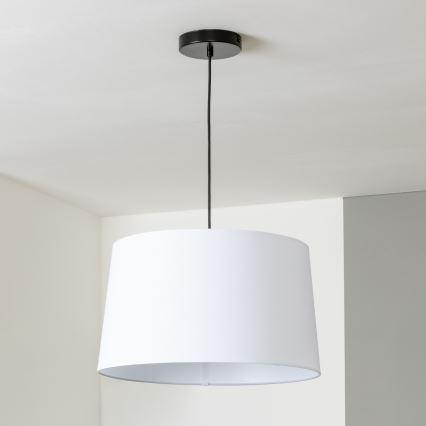 Brilagi - LED-pendel på wire CERIA 1xE27/40W/230V Ø 45 cm hvid