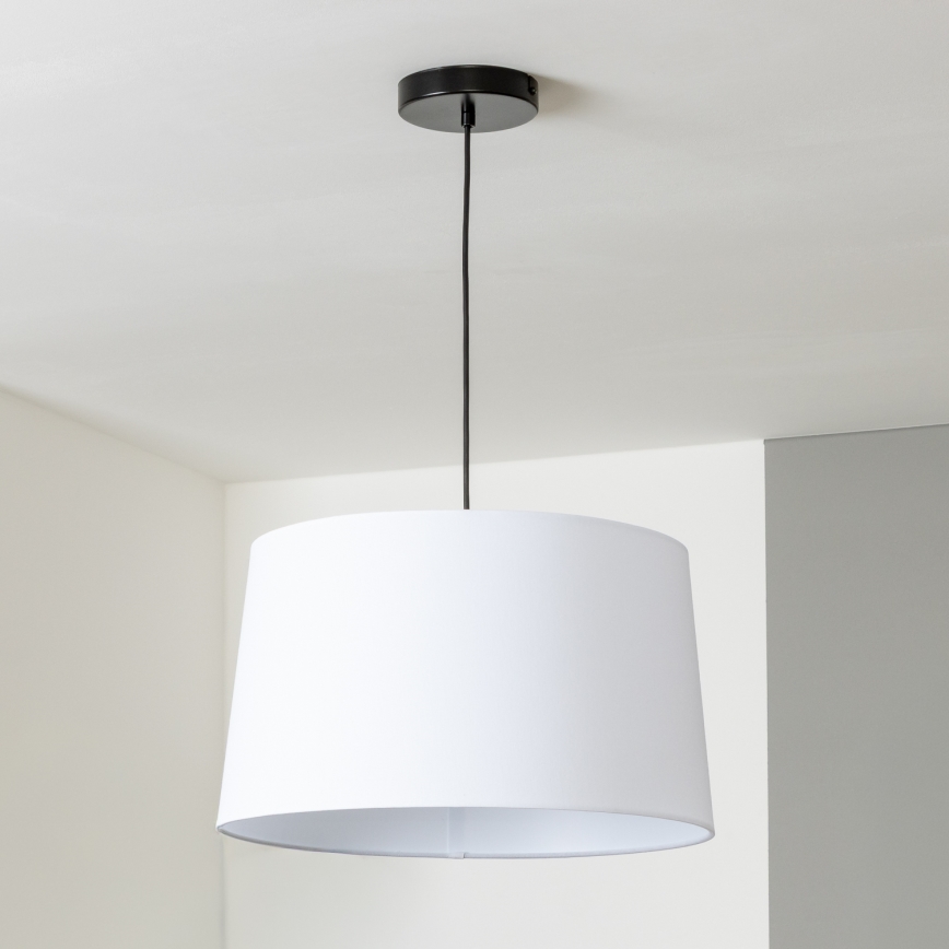 Brilagi - LED-pendel på wire CERIA 1xE27/40W/230V Ø 45 cm hvid