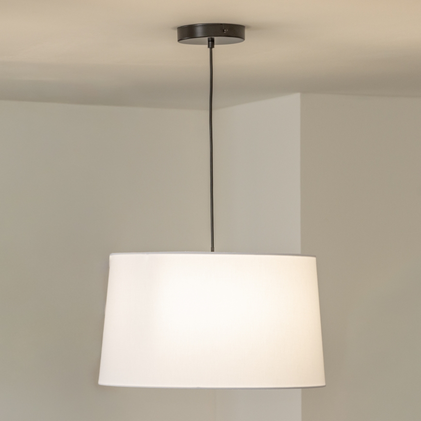 Brilagi - LED-pendel på wire CERIA 1xE27/40W/230V Ø 45 cm hvid