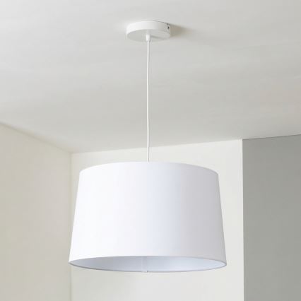 Brilagi - LED-pendel på wire CERIA 1xE27/40W/230V Ø 45 cm hvid