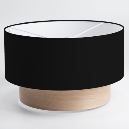 Brilagi - LED-pendel på wire CERIA 1xE27/40W/230V Ø 50 cm sort/beige