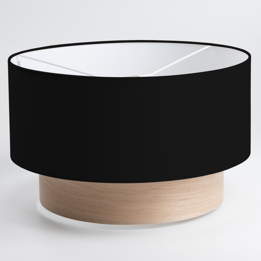 Brilagi - LED-pendel på wire CERIA 1xE27/40W/230V Ø 50 cm sort/beige