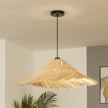 Brilagi - LED-pendel på wire CERIA BOHO 1xE27/40W/230V Ø 100 cm rattan