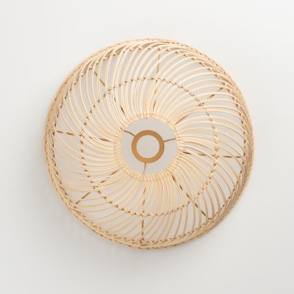 Brilagi - LED-pendel på wire CERIA BOHO 1xE27/40W/230V Ø 40 cm rattan