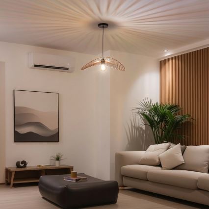 Brilagi - LED-pendel på wire CERIA WIRE 1xE27/40W/230V 40x56 cm bronze