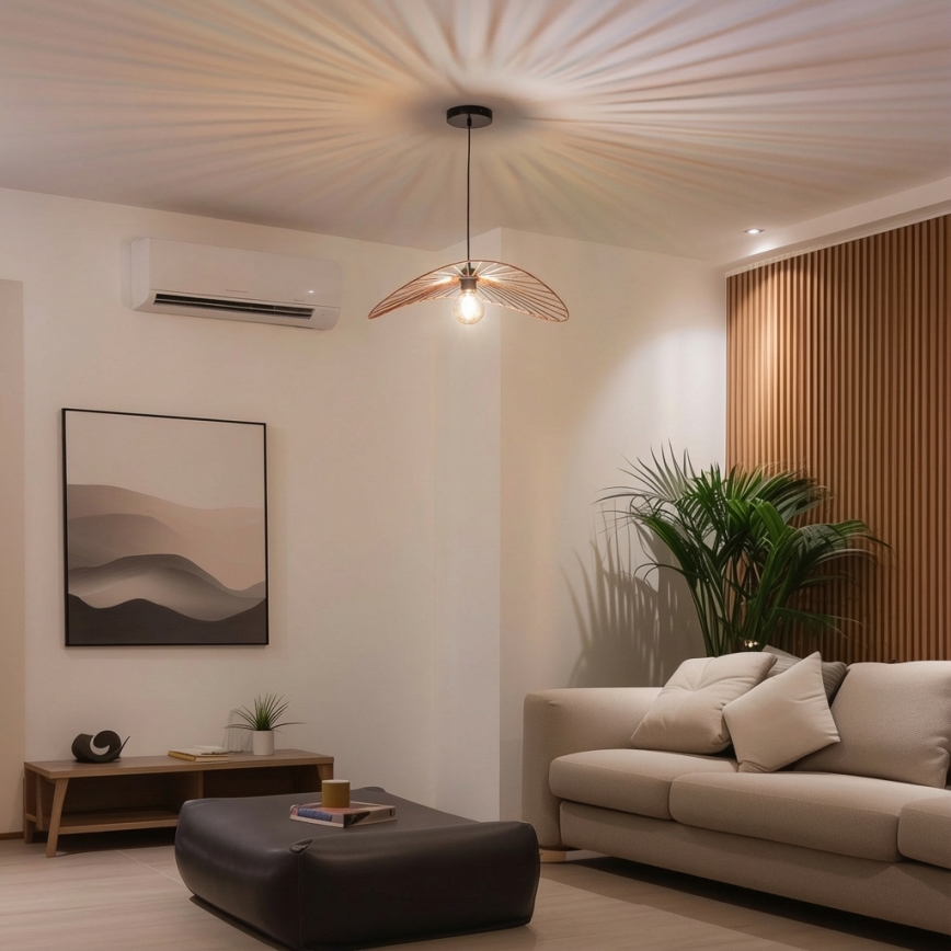 Brilagi - LED-pendel på wire CERIA WIRE 1xE27/40W/230V 40x56 cm bronze