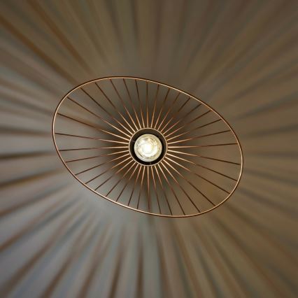 Brilagi - LED-pendel på wire CERIA WIRE 1xE27/40W/230V 40x56 cm bronze