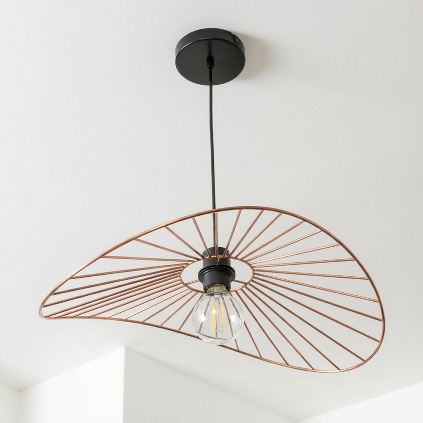 Brilagi - LED-pendel på wire CERIA WIRE 1xE27/40W/230V 40x56 cm bronze