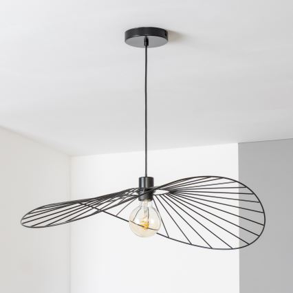 Brilagi - LED-pendel på wire CERIA WIRE 1xE27/40W/230V 60x80 cm sort