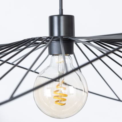 Brilagi - LED-pendel på wire CERIA WIRE 1xE27/40W/230V 60x80 cm sort