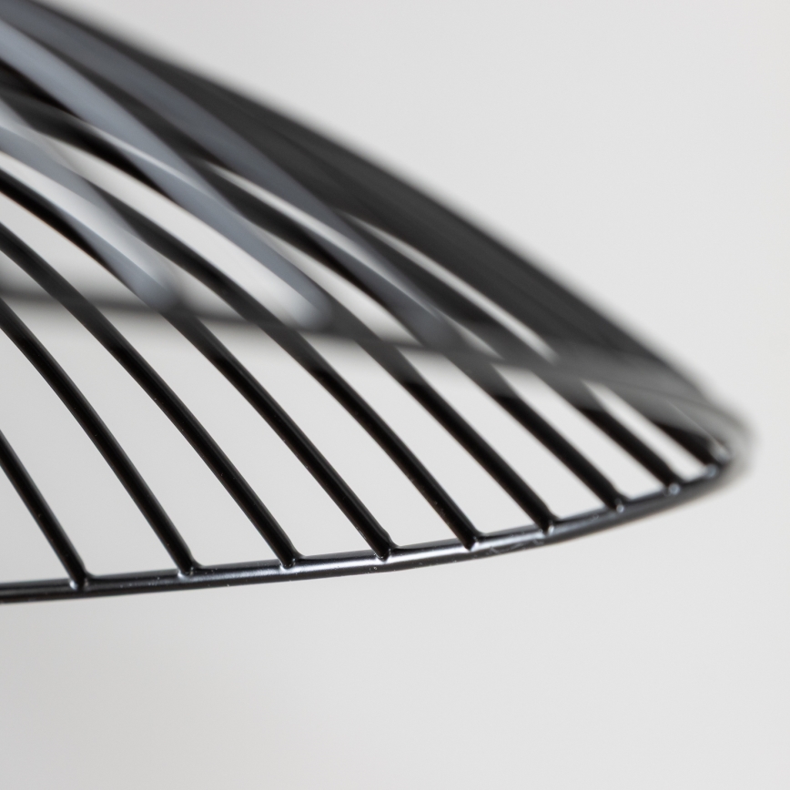 Brilagi - LED-pendel på wire CERIA WIRE 1xE27/40W/230V Ø 38 cm sort