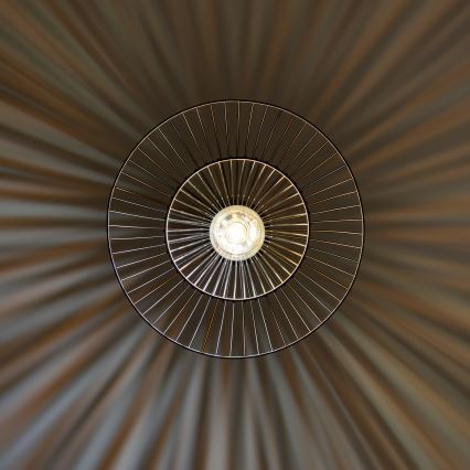 Brilagi - LED-pendel på wire CERIA WIRE 1xE27/40W/230V Ø 38 cm sort