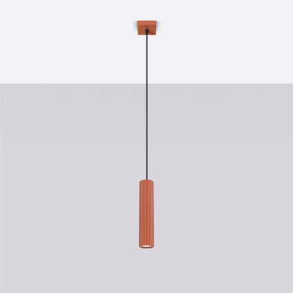 BRILAGI - LED-pendel på wire CRESTO 1xGU10/10W/230V orange