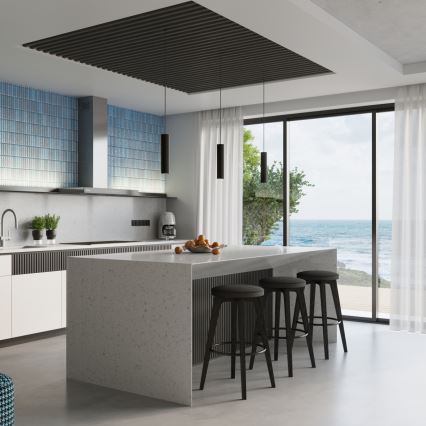 Brilagi - LED-pendel på wire CRESTO 1xGU10/10W/230V sort