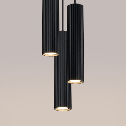 Brilagi - LED-pendel på wire CRESTO 3xGU10/10W/230V sort