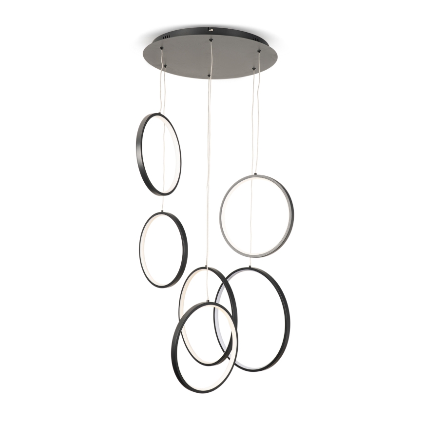 BRILAGI - LED-pendel på wire ECHO LED/80W/230V 4000K Ø 50 cm sort