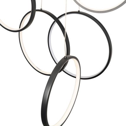 BRILAGI - LED-pendel på wire ECHO LED/80W/230V 4000K Ø 50 cm sort