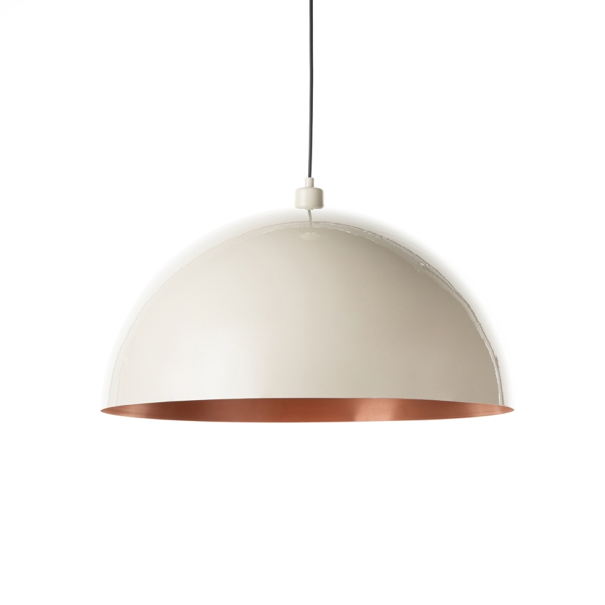 Brilagi - LED-pendel på wire METALO 1xE27/40W/230V Ø 40 cm beige/kobberfarvet