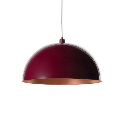 BRILAGI - LED-pendel på wire METALO 1xE27/40W/230V Ø 60 cm bordeaux/kobber