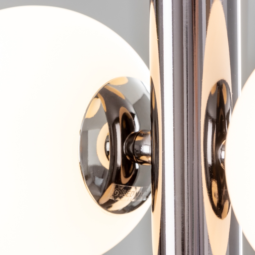 Brilagi - LED-pendel på wire MILLA 6xG9/3W/230V sort krom/hvid