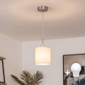 Brilagi - LED-pendel på wire NUBILA 1xE27/60W/230V Ø 14 cm cremefarvet