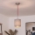 Brilagi - LED-pendel på wire NUBILA 1xE27/60W/230V Ø 14 cm rød/grå