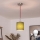 Brilagi - LED-pendel på wire NUBILA 1xE27/60W/230V Ø 14 cm rød/grøn