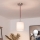 Brilagi - LED-pendel på wire NUBILA 1xE27/60W/230V Ø 14 cm rød/hvid