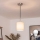 Brilagi - LED pendel på wire NUBILA 1xE27/60W/230V Ø 14 cm sort/creme
