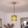 Brilagi - LED-pendel på wire NUBILA 1xE27/60W/230V Ø 14 cm sort/grøn