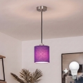 Brilagi - LED-pendel på wire NUBILA 1xE27/60W/230V Ø 14 cm sort/lilla